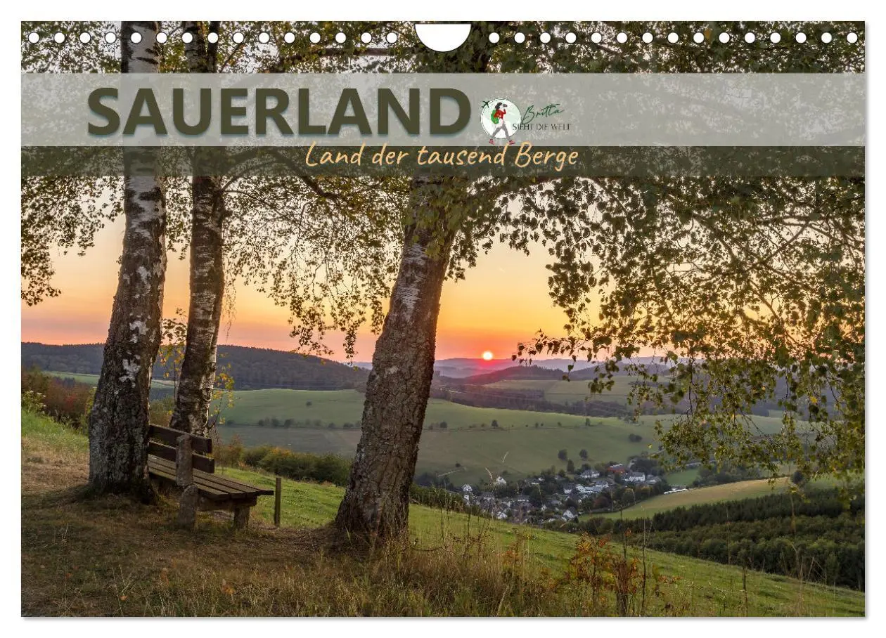 Cover: 9783457913222 | Sauerland - Land der tausend Berge (Wandkalender 2026 DIN A4 quer),...