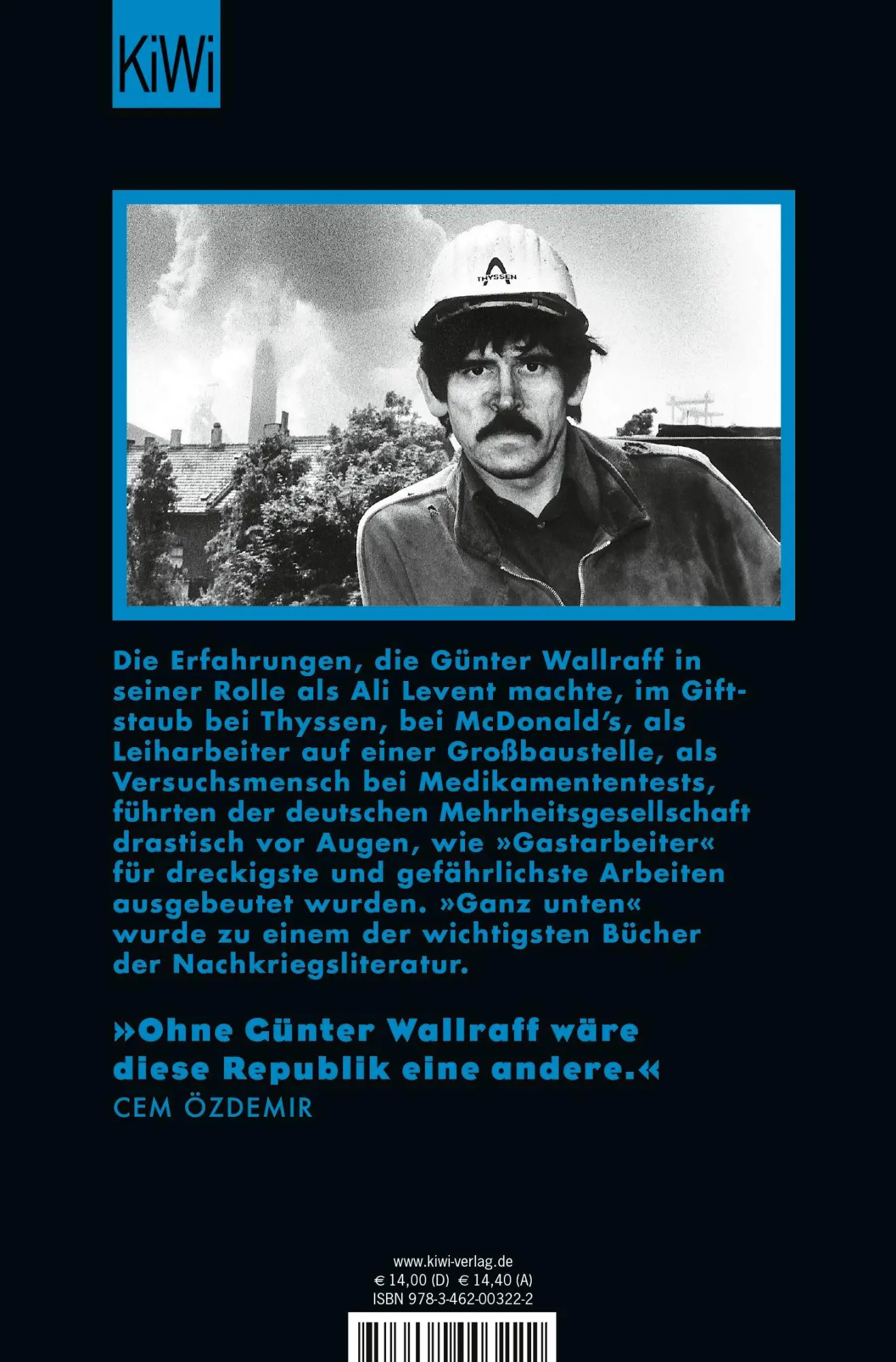 Rückseite: 9783462003222 | Ganz unten | Günter Wallraff | Taschenbuch | 464 S. | Deutsch | 2022