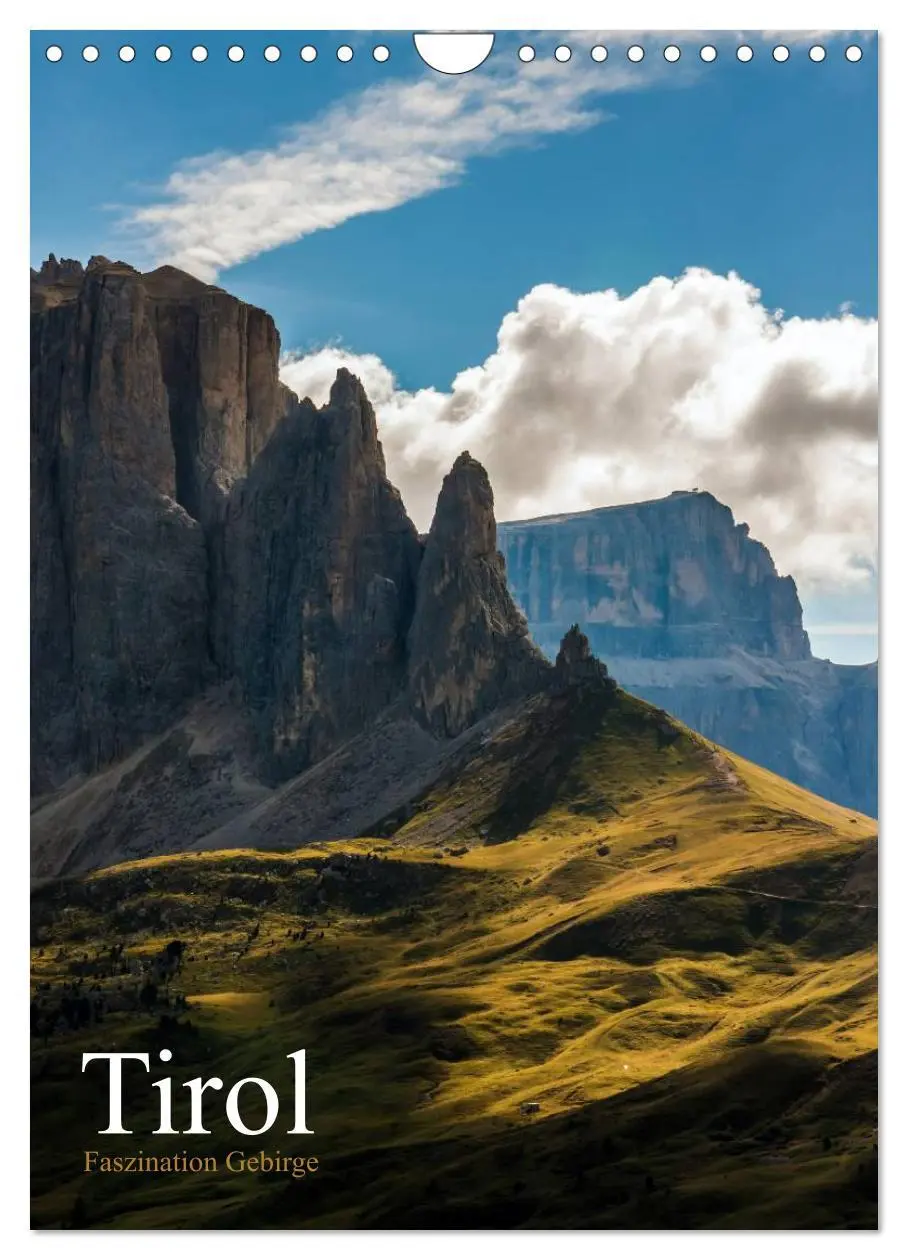 Cover: 9783516483222 | Tirol - Faszination Gebirge (Wandkalender 2026 DIN A4 hoch),...