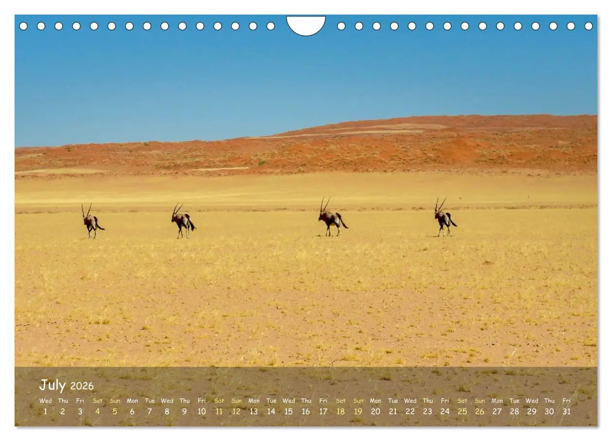 Bild: 9783516553222 | Namibia - African Beauty (Wall Calendar 2026 DIN A4 landscape),...