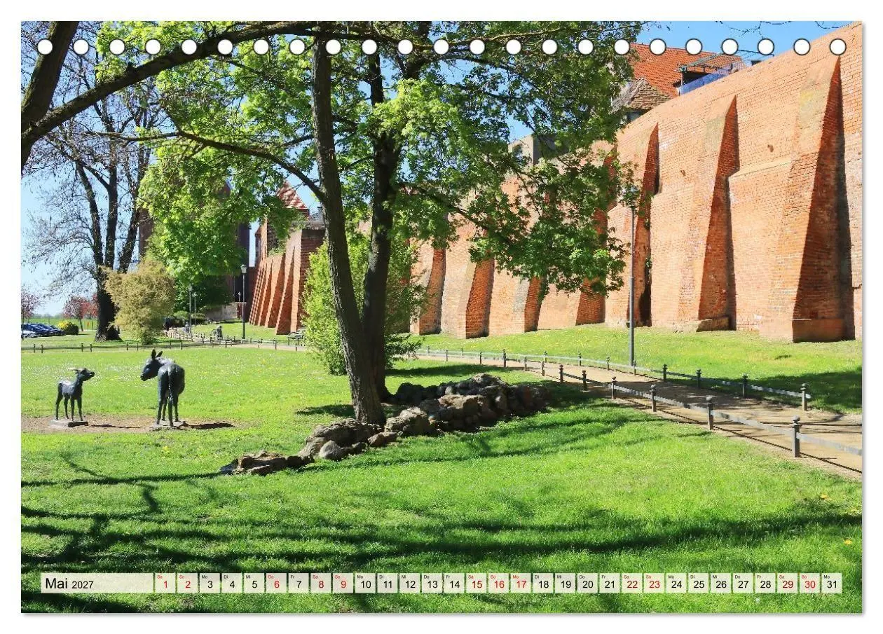 Bild: 9783569883222 | Tangermünde - Backstein und Elbe (Tischkalender 2027 DIN A5 quer),...