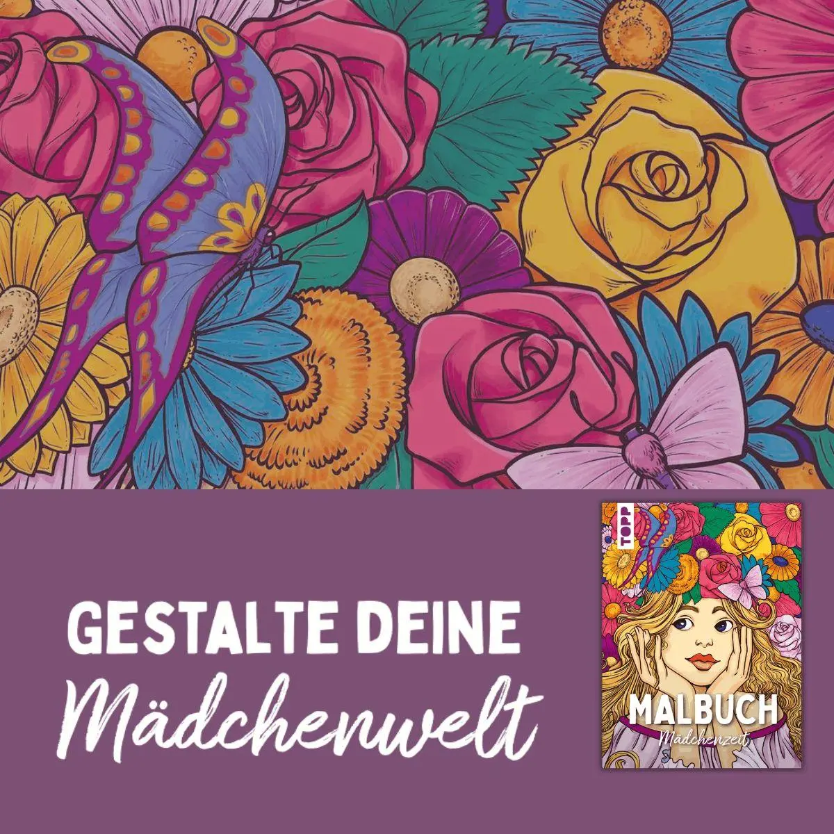 Bild: 9783735893222 | Malbuch Mädchenzeit | Das Malbuch ab 10 Jahren | Sara Otterstätter