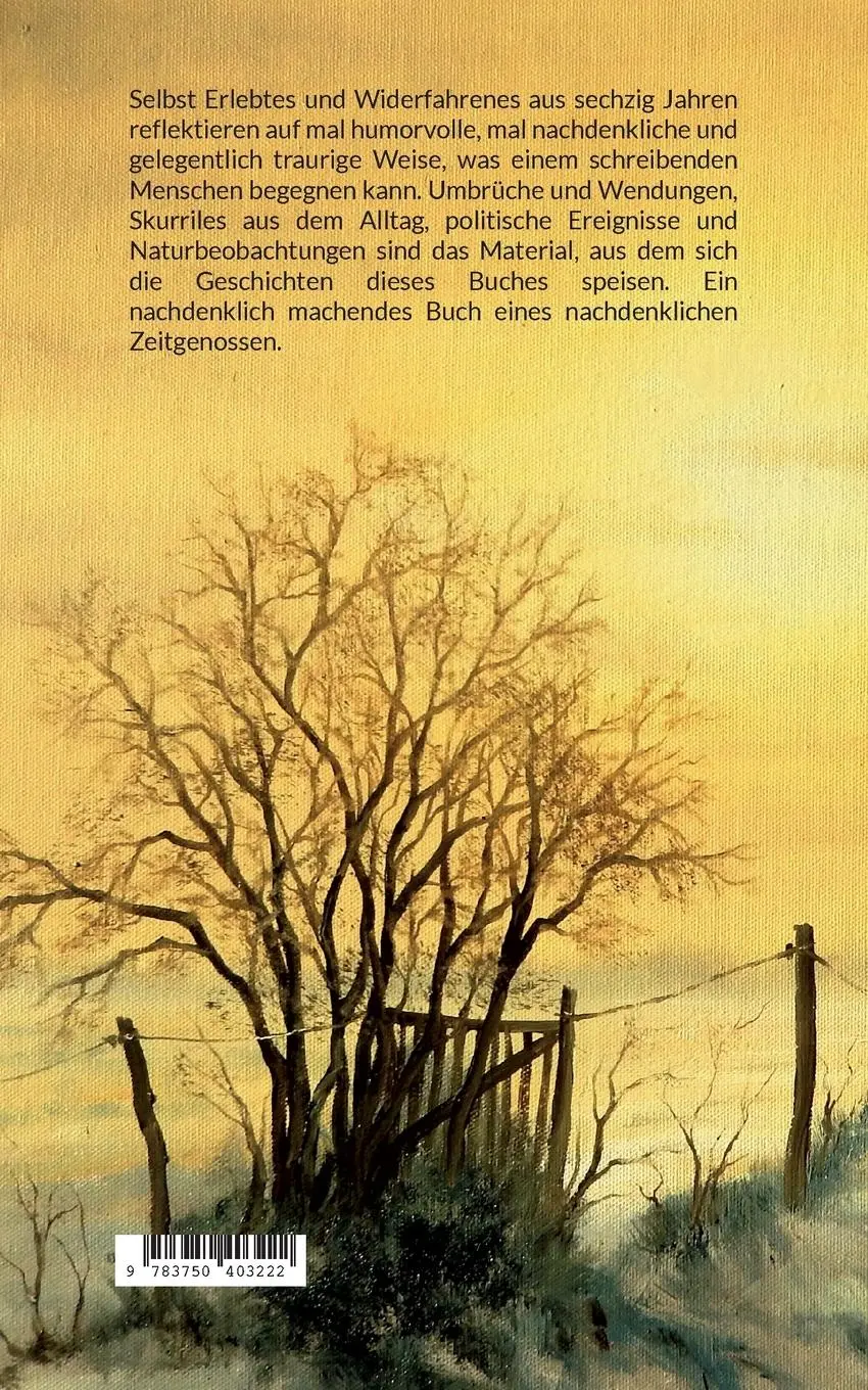 Rückseite: 9783750403222 | Zweifel und Vergewisserung | Autobiografische Texte | Matthias Stark