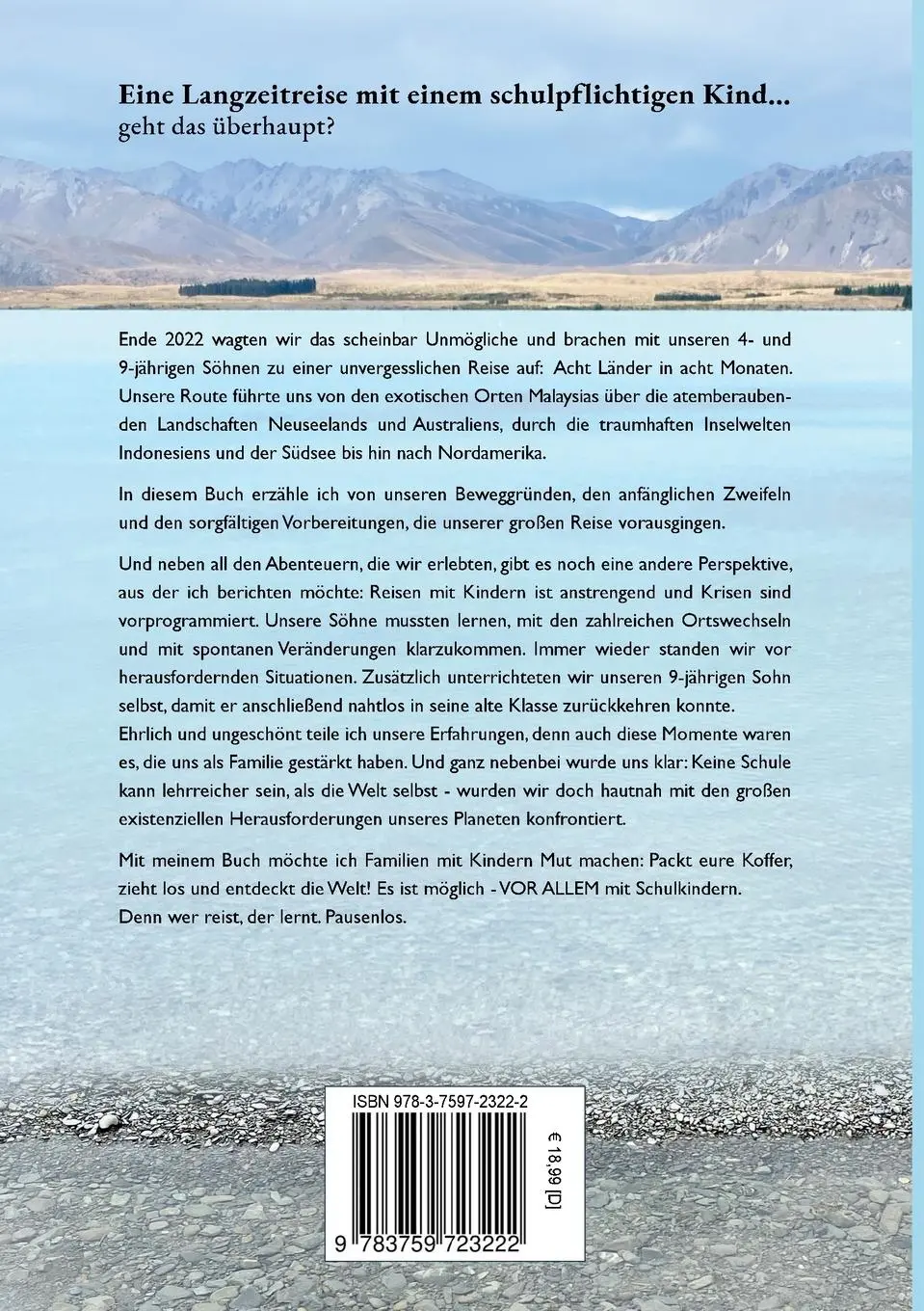 Rückseite: 9783759723222 | Don't call it Urlaub | Diana Ruess | Taschenbuch | 340 S. | Deutsch