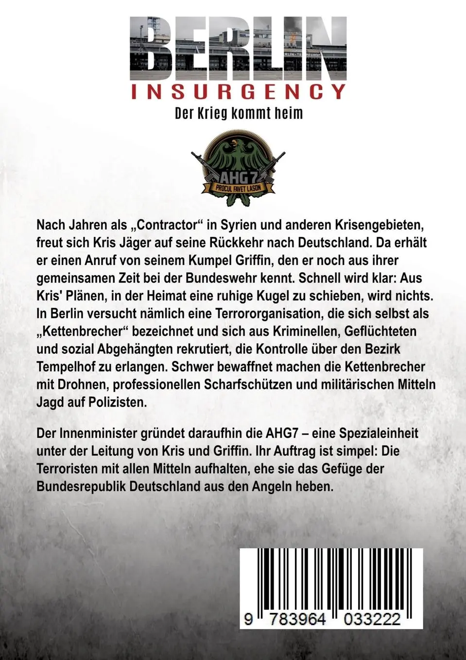 Rückseite: 9783964033222 | Berlin Insurgency ¿ Der Krieg kommt heim | C. A. Roberts | Taschenbuch