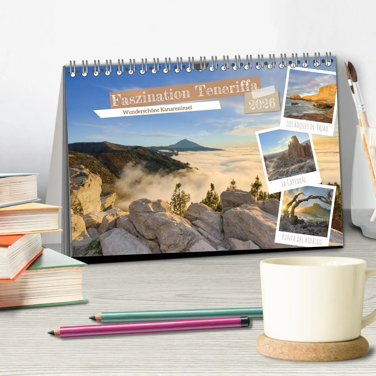 Bild: 9783457383322 | Faszination Teneriffa (Tischkalender 2026 DIN A5 quer), CALVENDO...