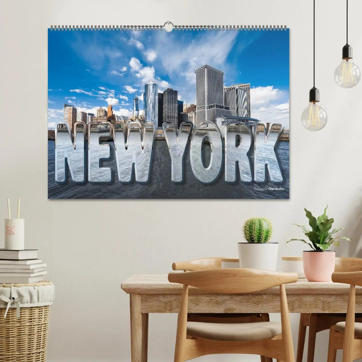 Bild: 9783516163322 | New York (Wandkalender 2026 DIN A2 quer), CALVENDO Monatskalender