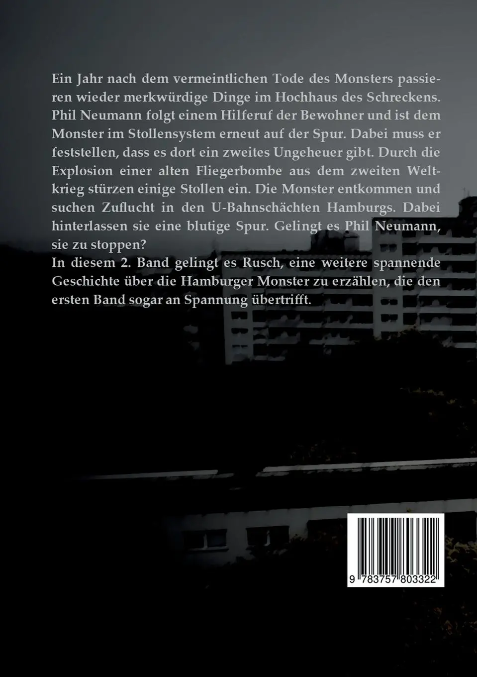 Rückseite: 9783757803322 | Das Hochhaus | Band 2, Im U-Bahnschacht | Michael Rusch | Taschenbuch