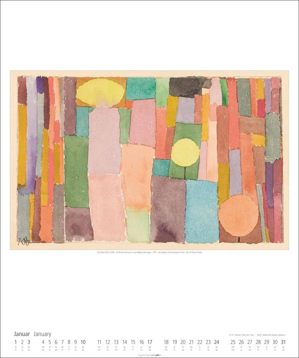 Bild: 9783839903322 | Paul Klee Kalender 2027 | Paul Klee | Kalender | Spiralbindung | 14 S.