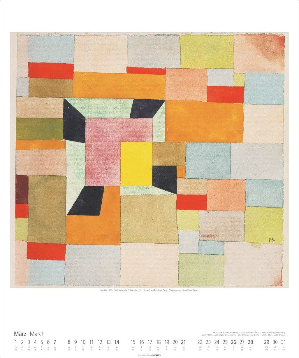 Bild: 9783839903322 | Paul Klee Kalender 2027 | Paul Klee | Kalender | Spiralbindung | 14 S.