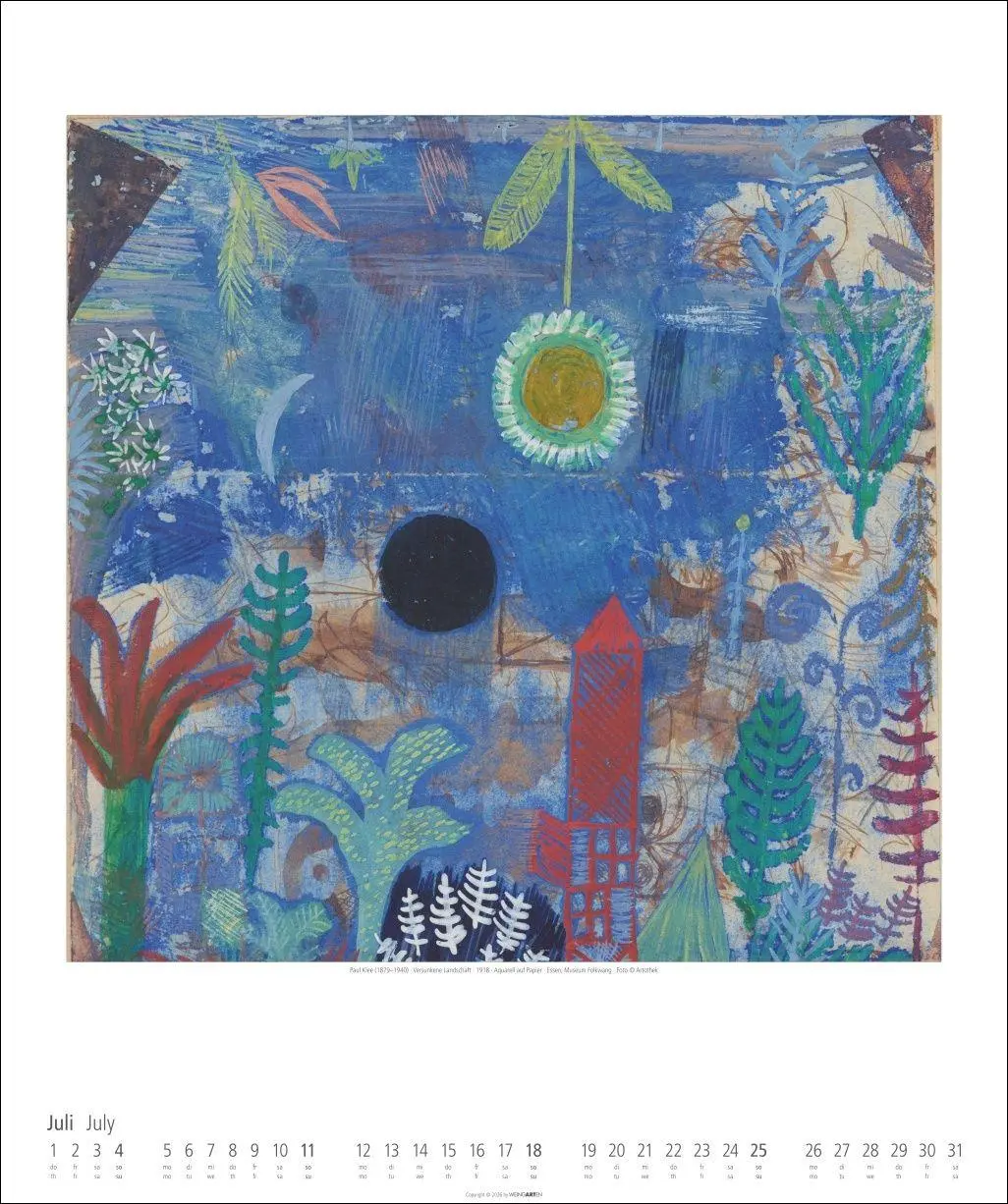 Bild: 9783839903322 | Paul Klee Kalender 2027 | Paul Klee | Kalender | Spiralbindung | 14 S.