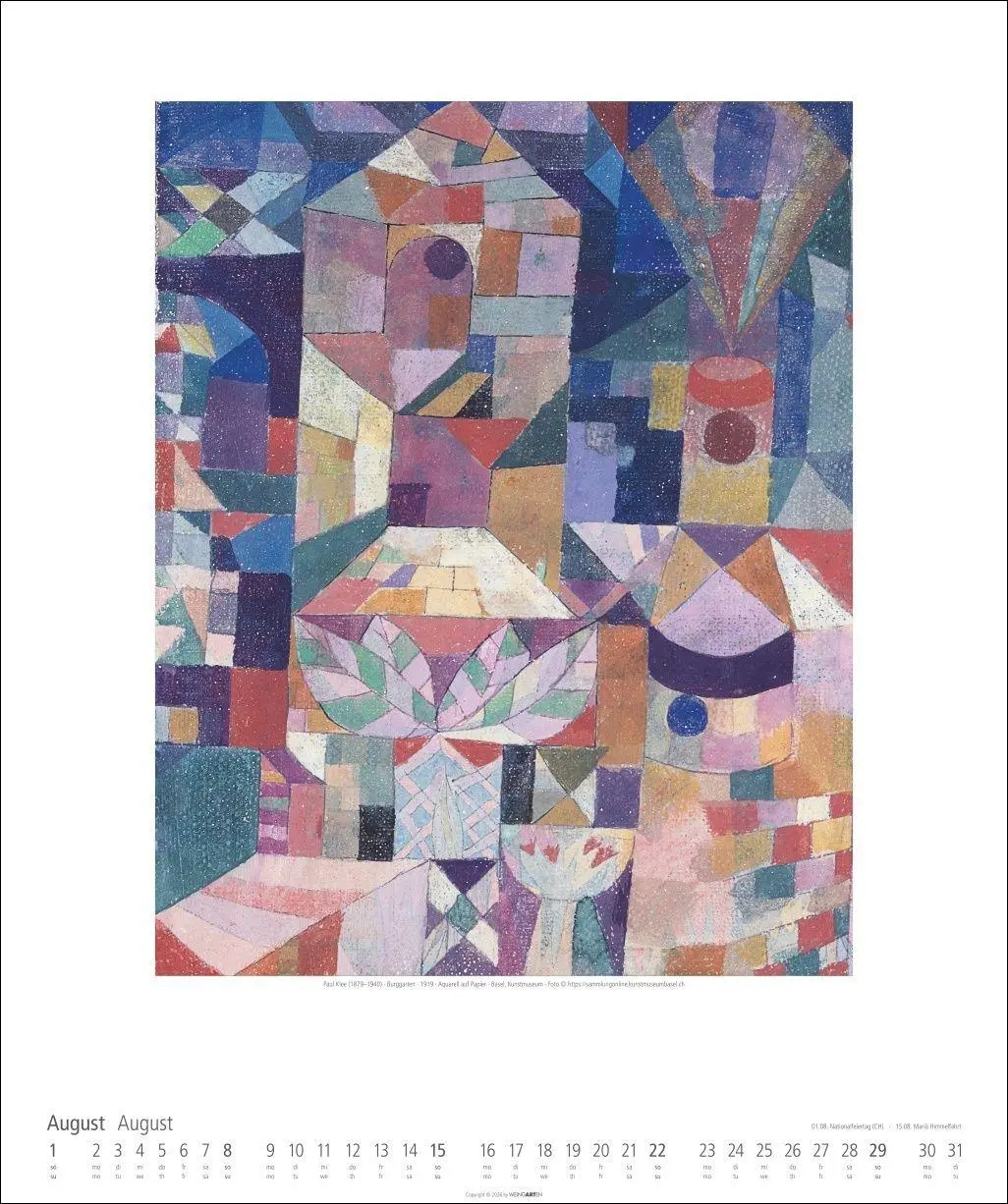 Bild: 9783839903322 | Paul Klee Kalender 2027 | Paul Klee | Kalender | Spiralbindung | 14 S.