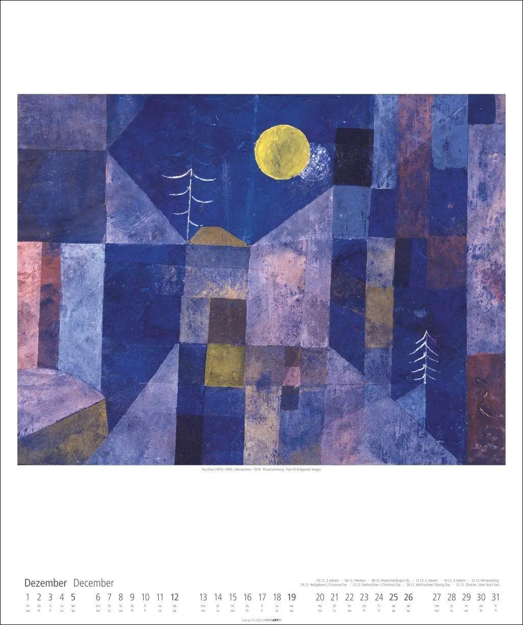 Bild: 9783839903322 | Paul Klee Kalender 2027 | Paul Klee | Kalender | Spiralbindung | 14 S.