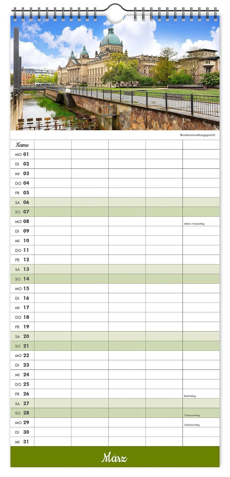Bild: 9783912303322 | Kalender Familienplaner Leipzig 2027 | K4 Verlag (u. a.) | Kalender