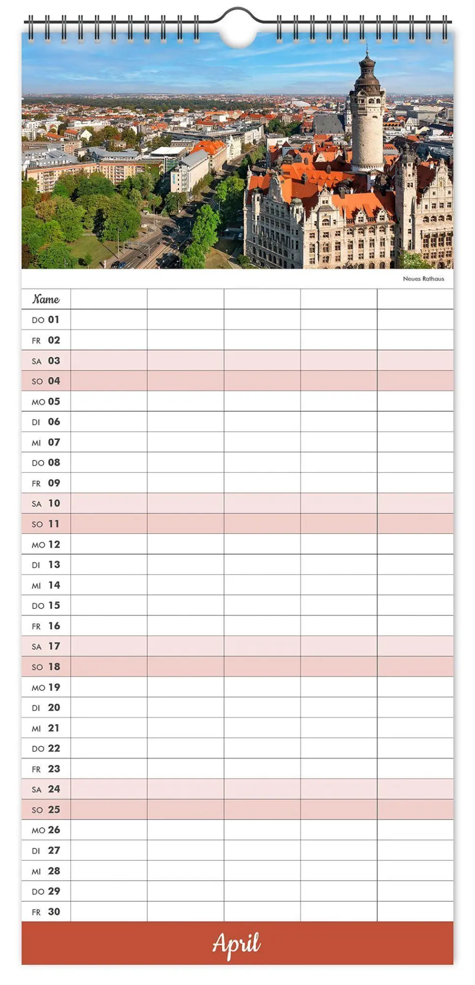Bild: 9783912303322 | Kalender Familienplaner Leipzig 2027 | K4 Verlag (u. a.) | Kalender