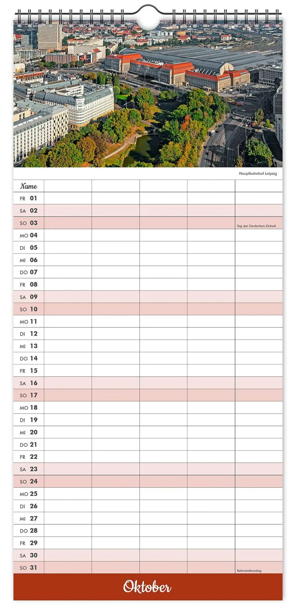 Bild: 9783912303322 | Kalender Familienplaner Leipzig 2027 | K4 Verlag (u. a.) | Kalender