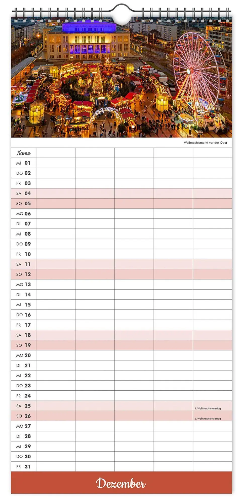 Bild: 9783912303322 | Kalender Familienplaner Leipzig 2027 | K4 Verlag (u. a.) | Kalender