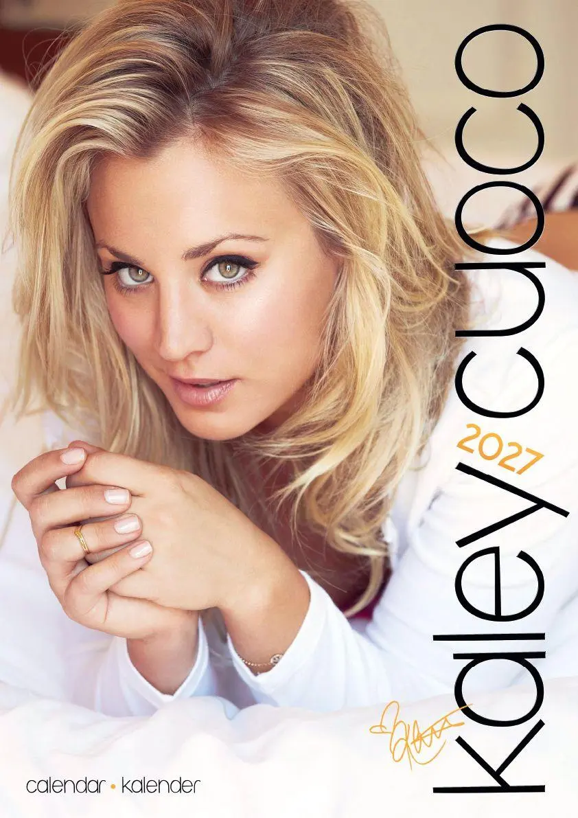 Cover: 9798893613322 | Kaley Cuoco Kalender 2027 - Der Star aus The Big Bang Theory | Cuoco