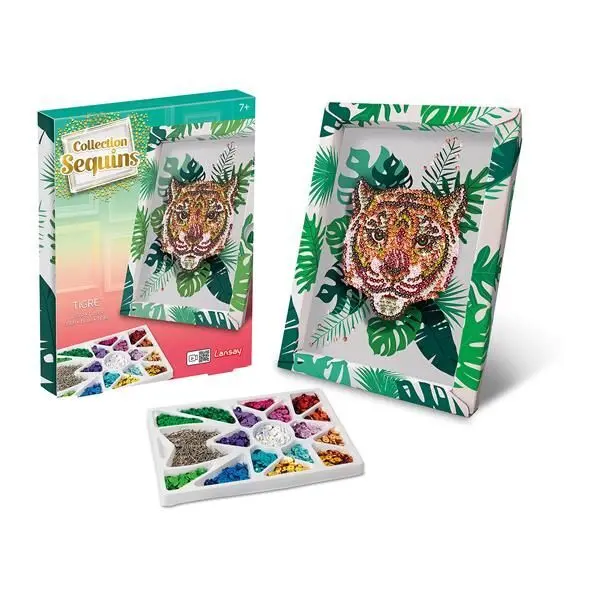 Cover: 3181860203422 | Lansay - Paillettenkunst Tiger | Lansay | Spiel | 3220342 | Deutsch