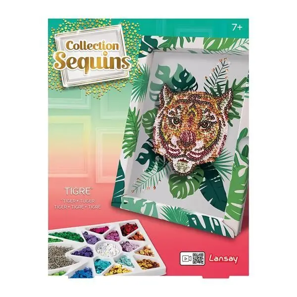 Bild: 3181860203422 | Lansay - Paillettenkunst Tiger | Lansay | Spiel | 3220342 | Deutsch