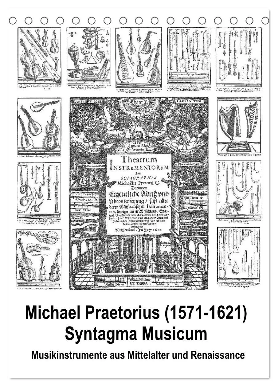 Cover: 9783516393422 | Michael Praetorius Syntagma Musicum (Tischkalender 2026 DIN A5...