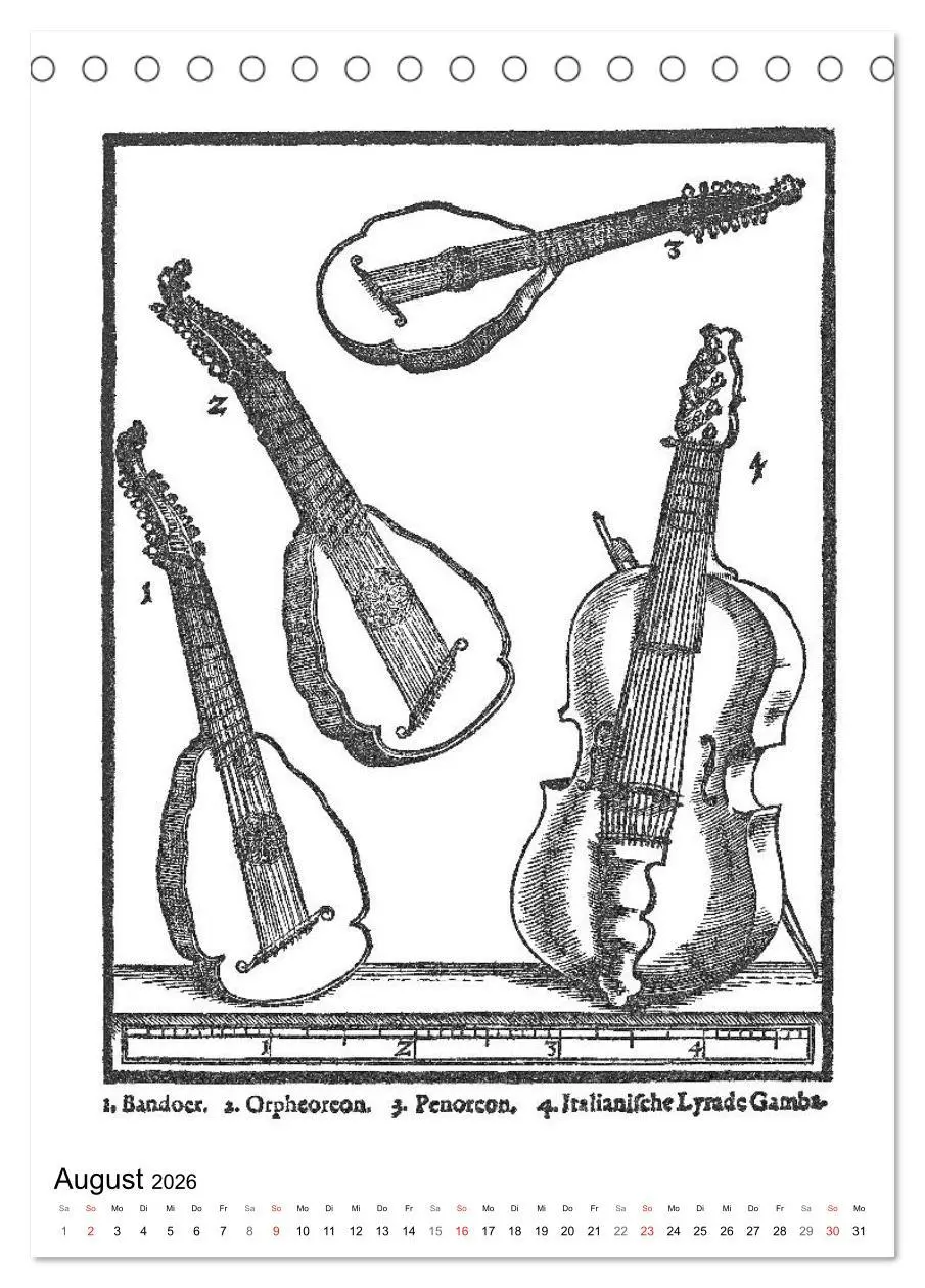 Bild: 9783516393422 | Michael Praetorius Syntagma Musicum (Tischkalender 2026 DIN A5...