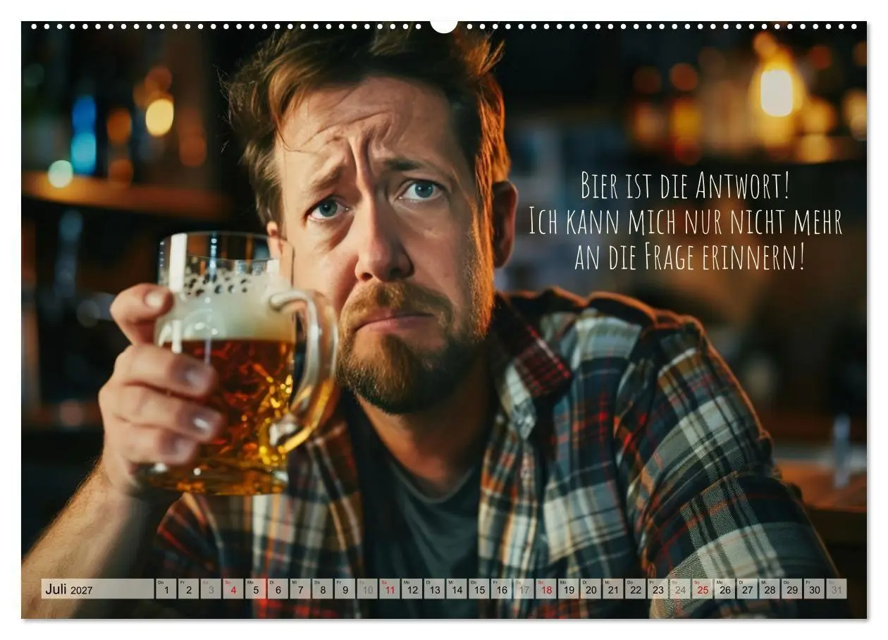 Bild: 9783569173422 | Ich brauch mehr Vitamin Bier (hochwertiger Premium Wandkalender...