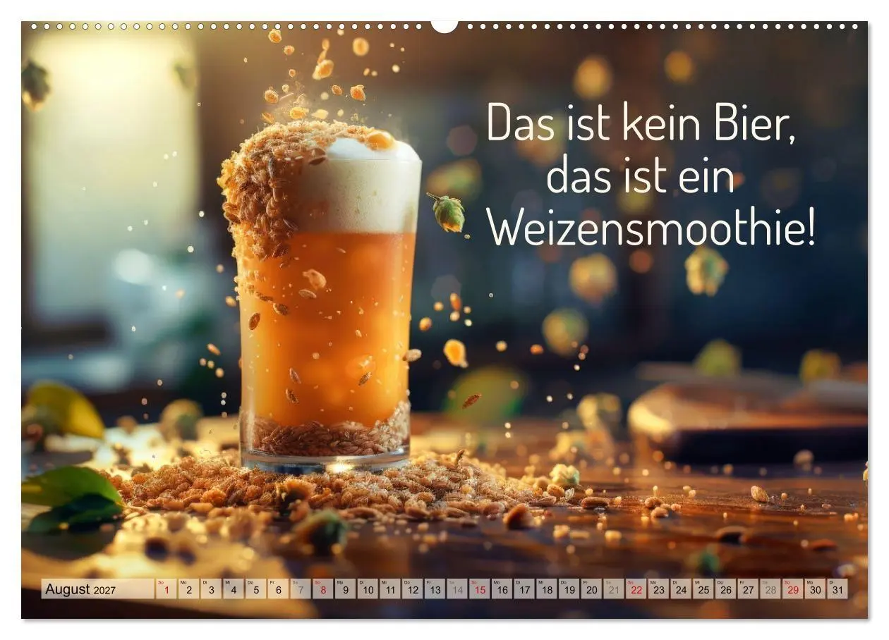 Bild: 9783569173422 | Ich brauch mehr Vitamin Bier (hochwertiger Premium Wandkalender...