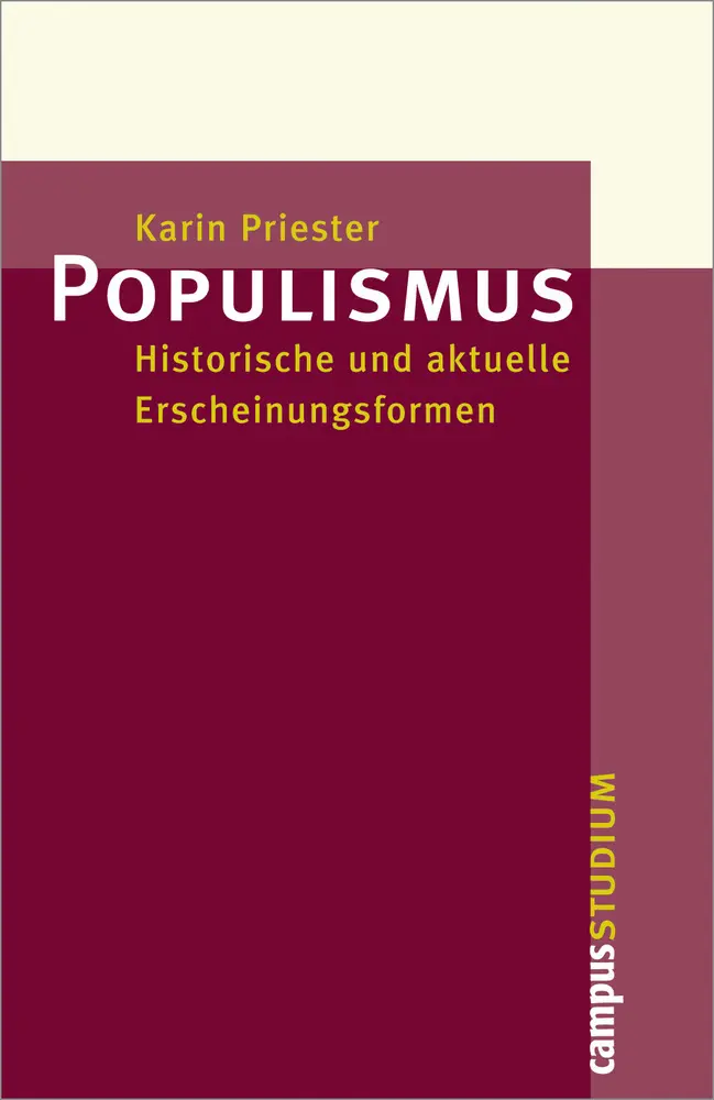 Cover: 9783593383422 | Populismus | Historische und aktuelle Erscheinungsformen | Priester
