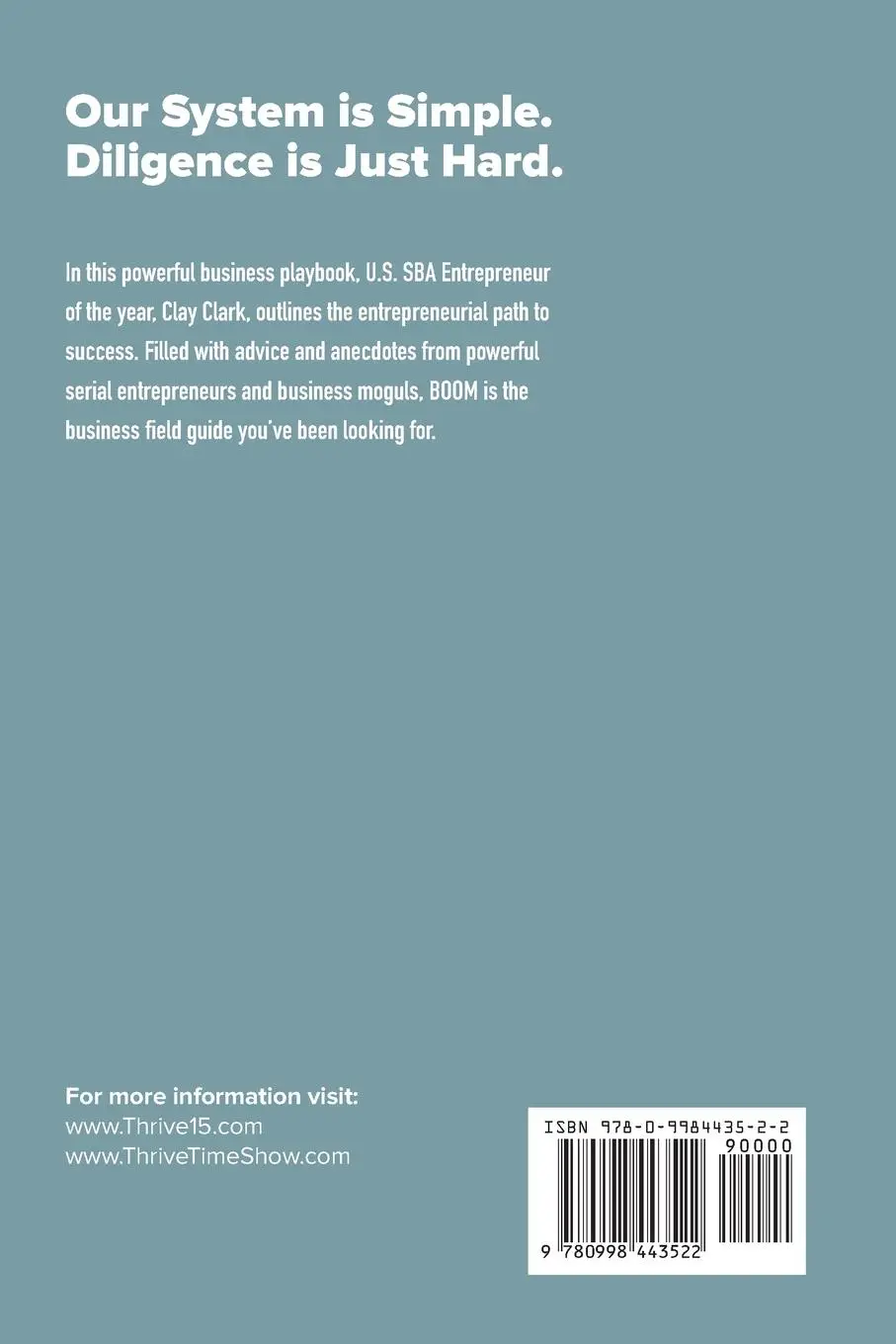 Rückseite: 9780998443522 | BOOM | Clay Clark (u. a.) | Taschenbuch | Englisch | 2017