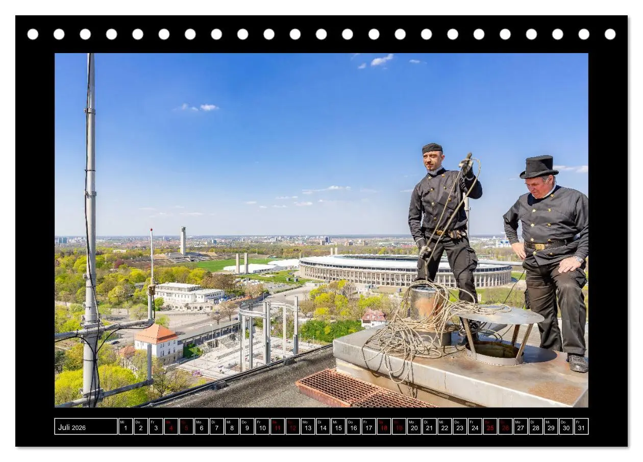 Bild: 9783457813522 | Schornsteinfeger über Berlin - Die Glücksbringer auf den Dächern...