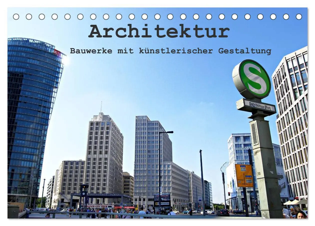 Cover: 9783457983522 | Architektur - Bauwerke mit künstlerischer Gestaltung (Tischkalender...