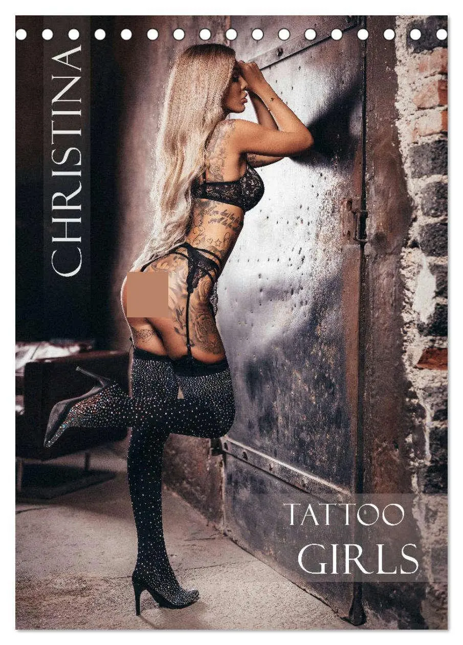 Cover: 9783516383522 | Christina - Tattoo Girls (Tischkalender 2026 DIN A5 hoch), CALVENDO...
