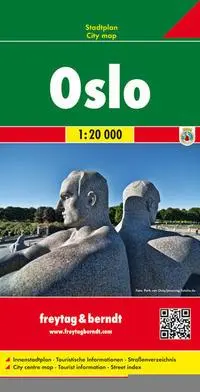 Cover: 9783707903522 | Oslo 1 : 20 000. Stadtplan | (Land-)Karte | Deutsch | 2016