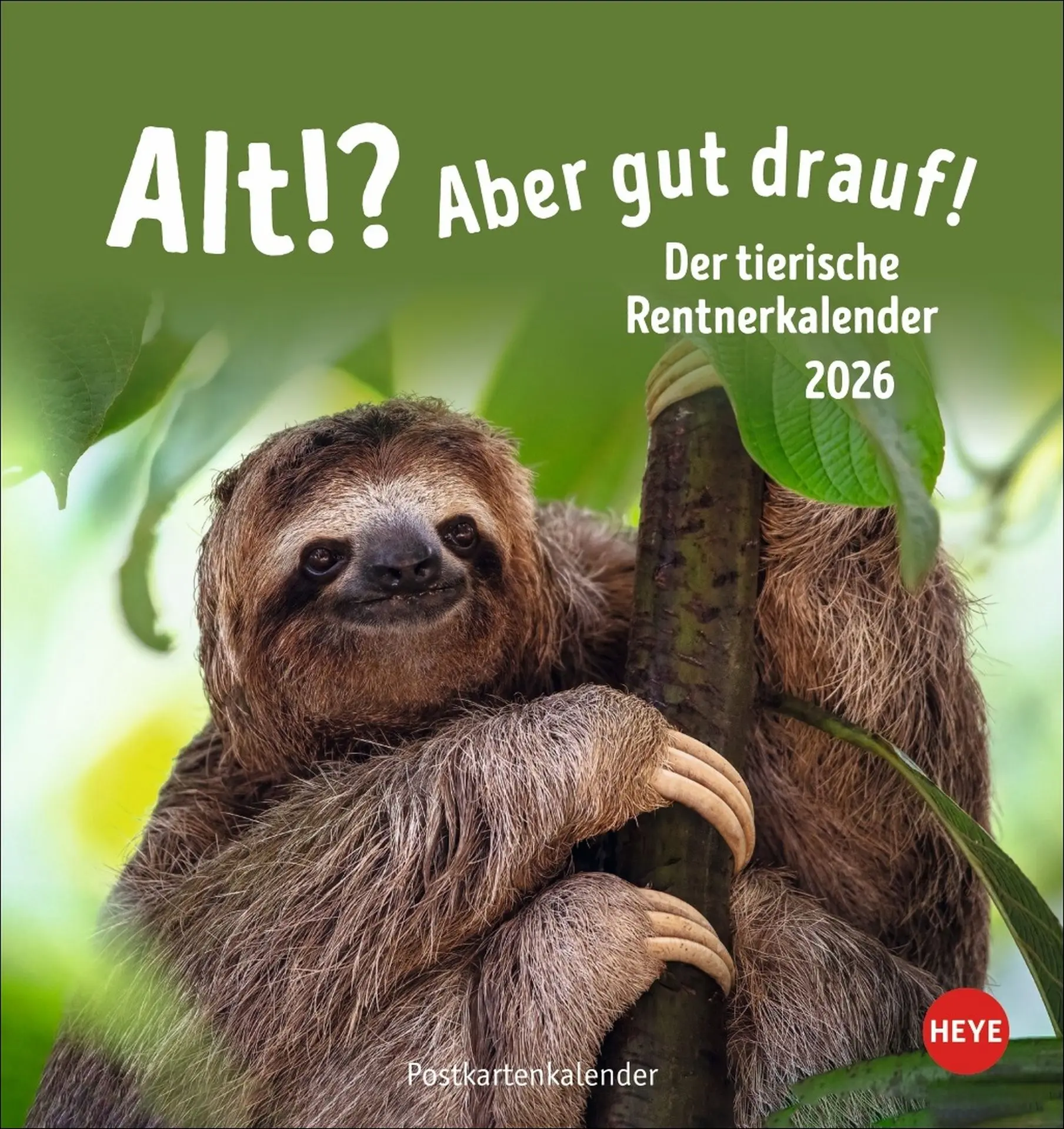 Cover: 9783756413522 | Alt! Aber gut drauf Postkartenkalender 2026 - Der tierische...