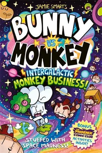 Cover: 9781788453622 | Bunny vs Monkey: Intergalactic Monkey Business! | Jamie Smart | Buch