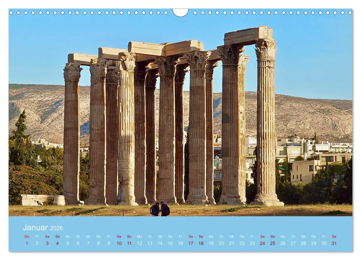 Bild: 9783457803622 | Geliebtes Athen (Wandkalender 2026 DIN A3 quer), CALVENDO...