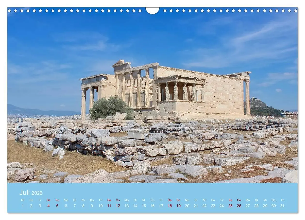 Bild: 9783457803622 | Geliebtes Athen (Wandkalender 2026 DIN A3 quer), CALVENDO...