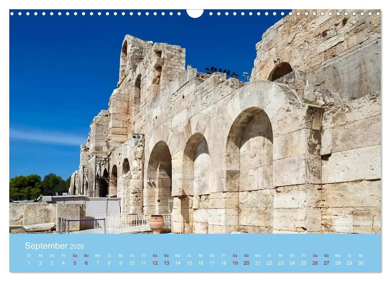 Bild: 9783457803622 | Geliebtes Athen (Wandkalender 2026 DIN A3 quer), CALVENDO...