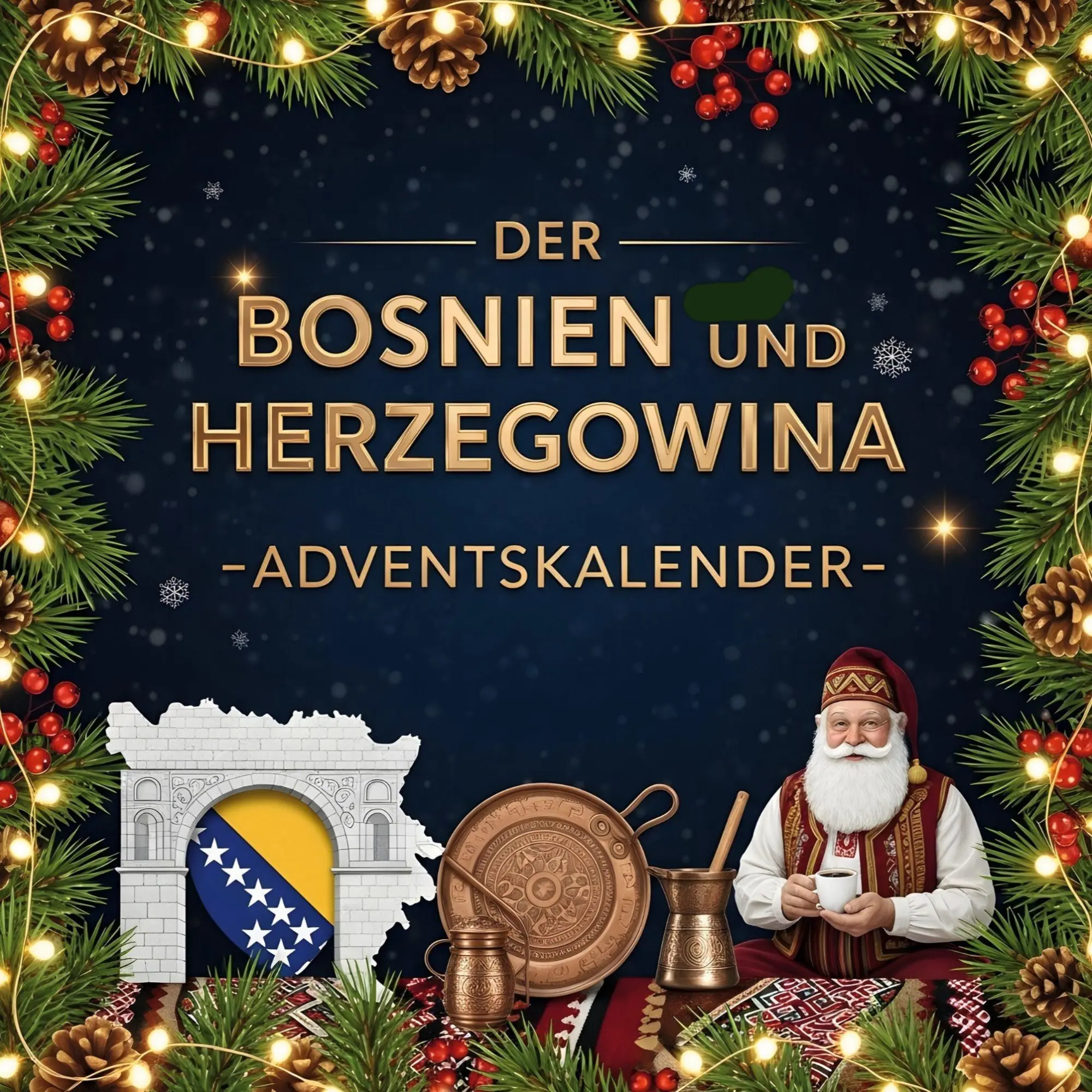 Cover: 9783695333622 | Der Bosnien und Herzegowina-Adventskalender | Felix Becker | Buch