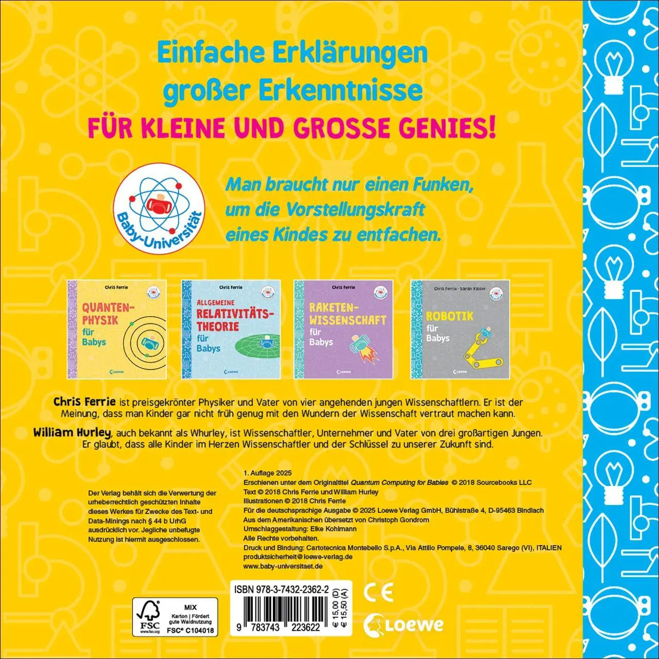 Bild: 9783743223622 | Baby-Universität - Quantenrechnen für Babys | Chris Ferrie (u. a.)