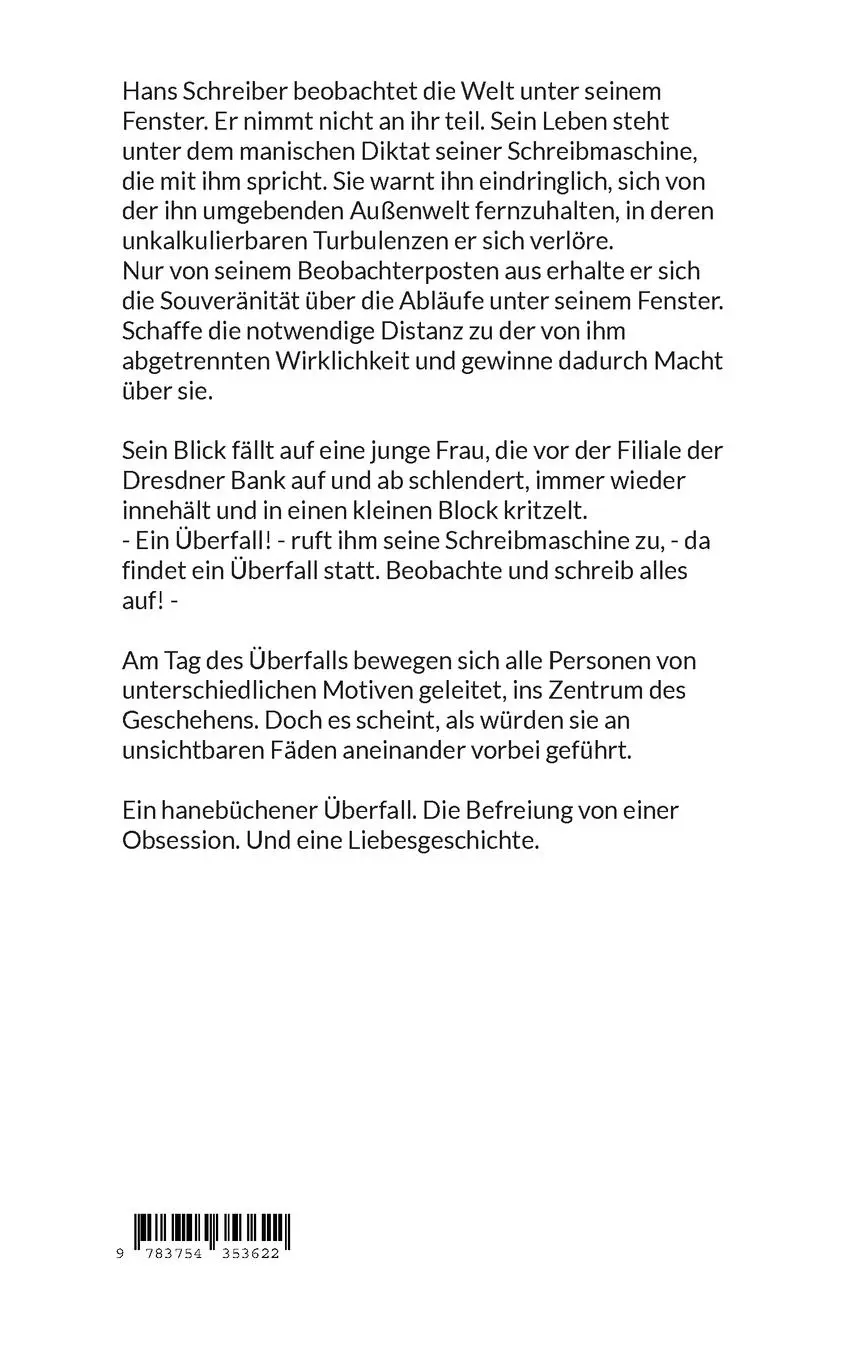 Rückseite: 9783754353622 | Der Überfall in der Türkenstraße | R. Daniel Roth | Taschenbuch | 2021