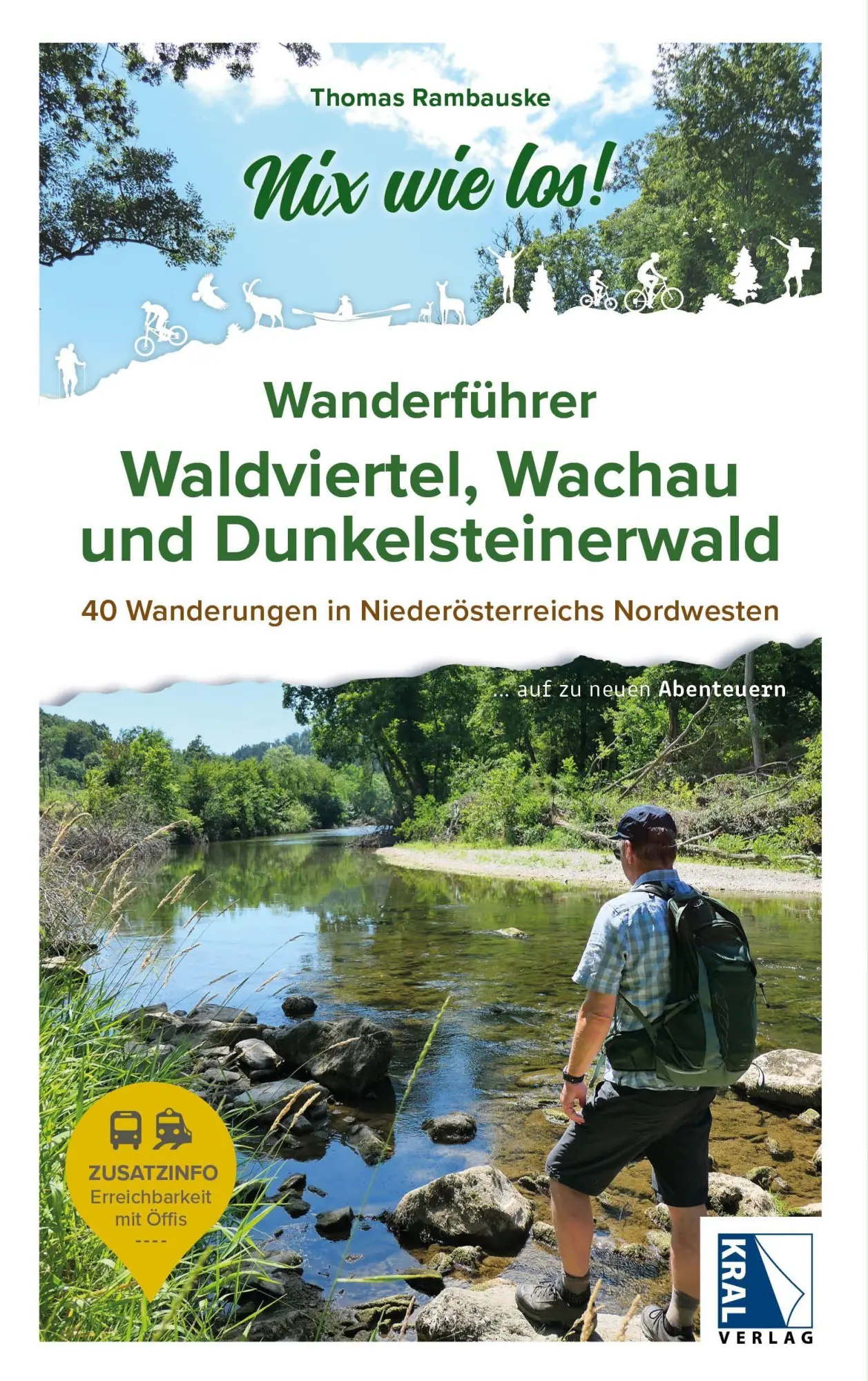 Cover: 9783991033622 | Wanderführer Waldviertel, Wachau und Dunkelsteinerwald | Rambauske