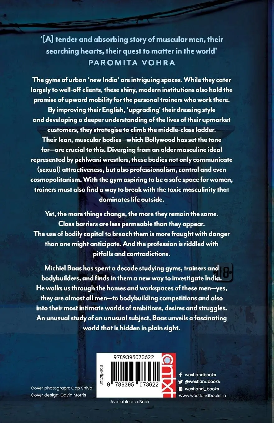 Rückseite: 9789395073622 | Muscular India | Masculinity Mobility &amp; The New Middle Class | Baas