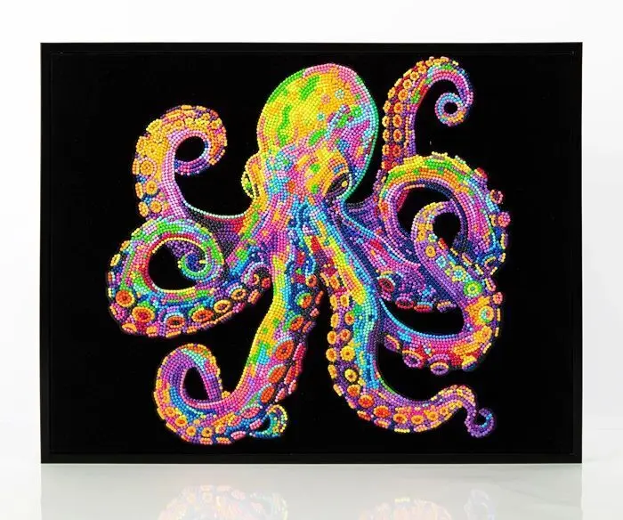 Cover: 4895225943722 | DIAMOND DOTZ - Diamond Painting Neon Oktopus | Kit (Bastelset) | 2026