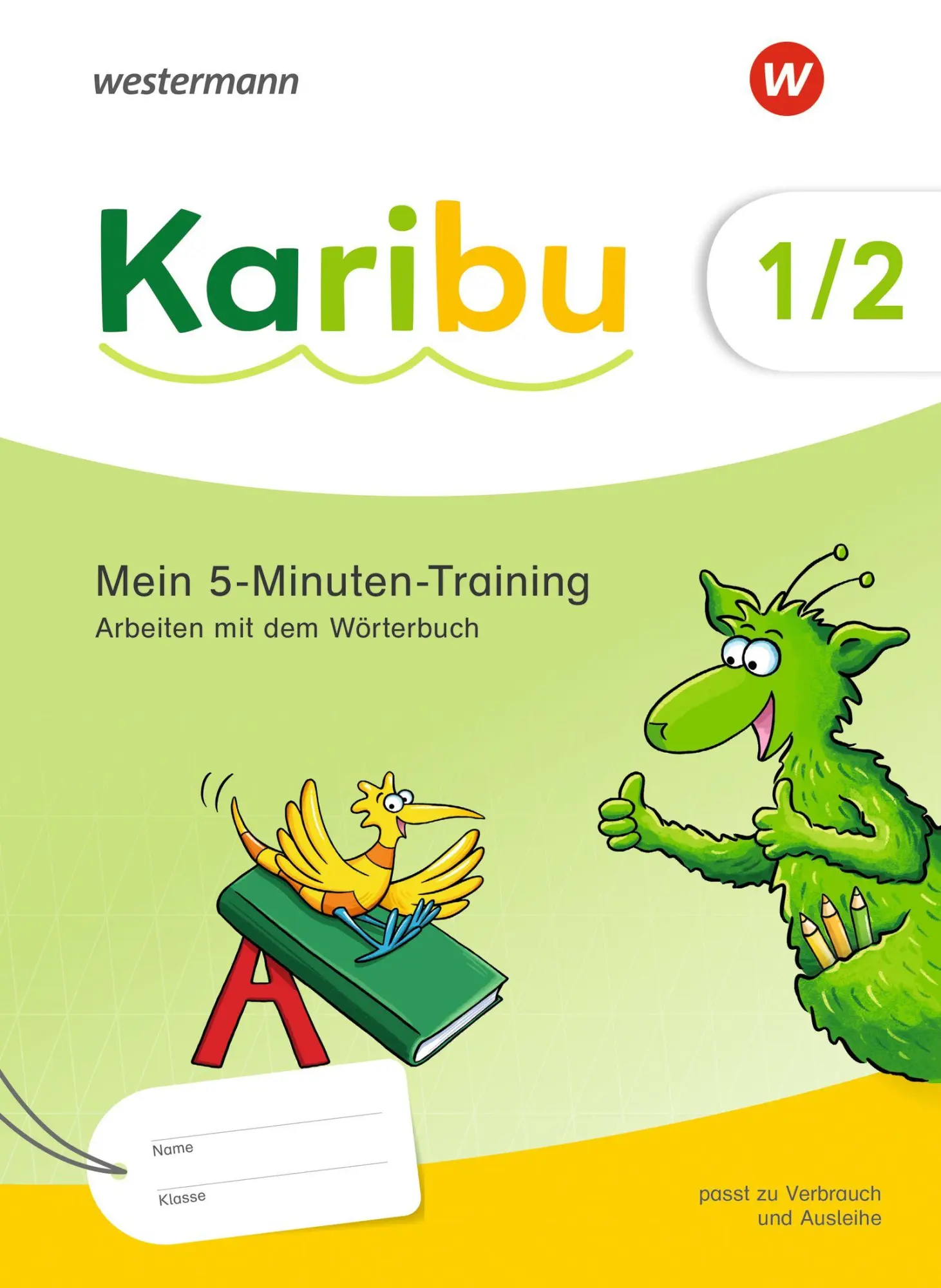 Cover: 9783141293722 | Karibu - Mein 5 Minuten-Training: Wörterbucharbeit 1/2 | Ausgabe 2024