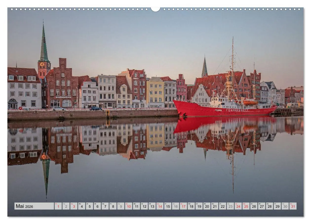 Bild: 9783457273722 | Hansestadt Lübeck (hochwertiger Premium Wandkalender 2026 DIN A2...