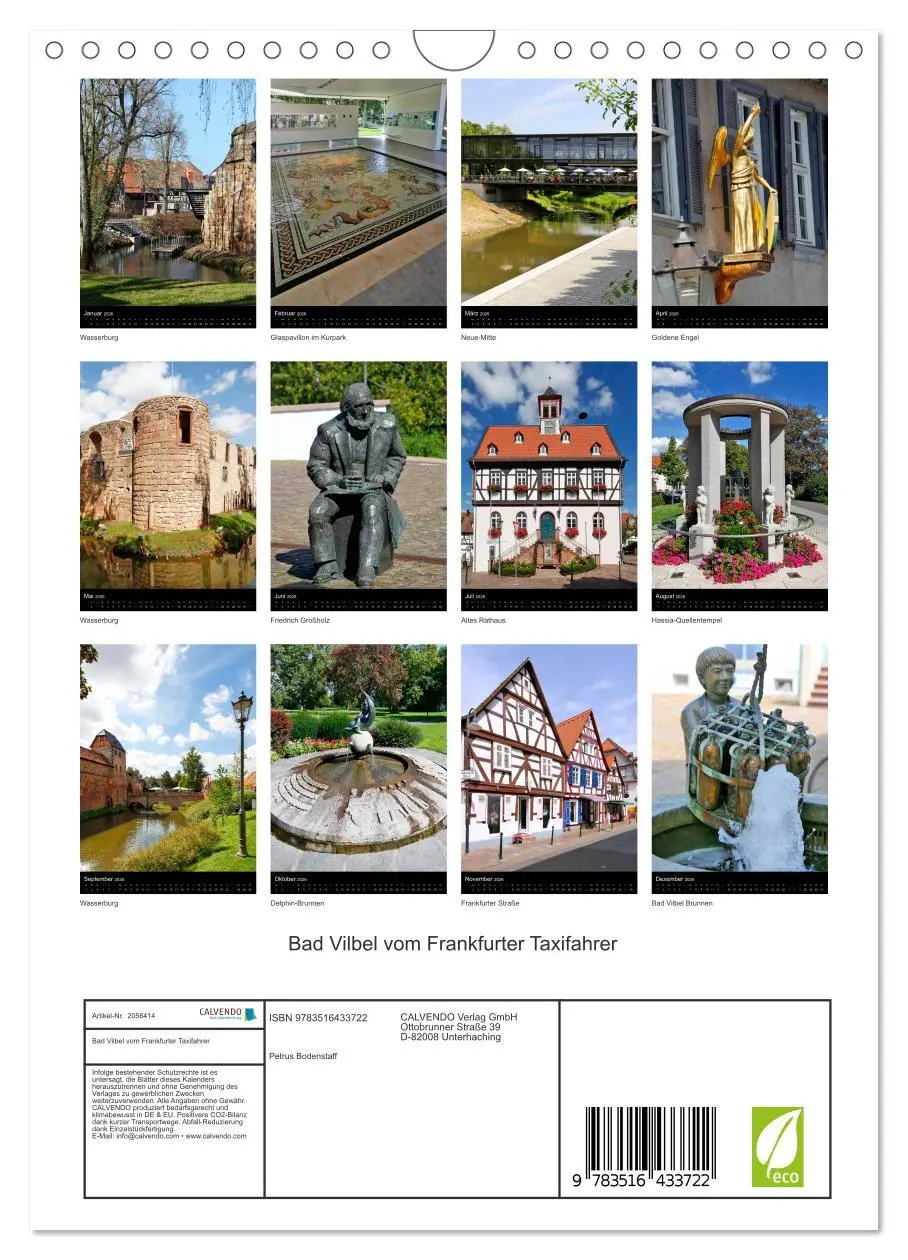 Bild: 9783516433722 | Bad Vilbel vom Frankfurter Taxifahrer (Wandkalender 2026 DIN A4...