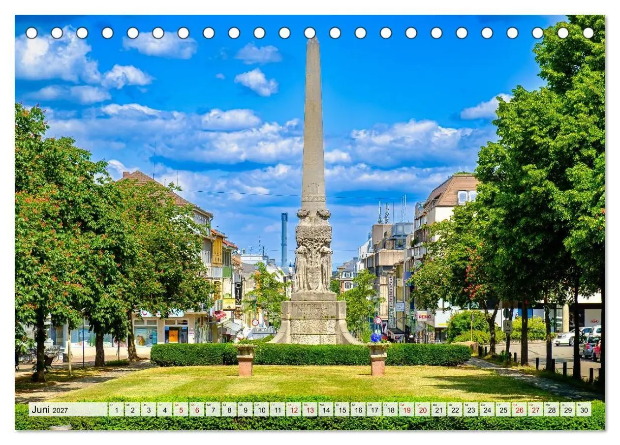 Bild: 9783516813722 | Ein Blick auf Darmstadt in Farbe (Tischkalender 2027 DIN A5 quer),...