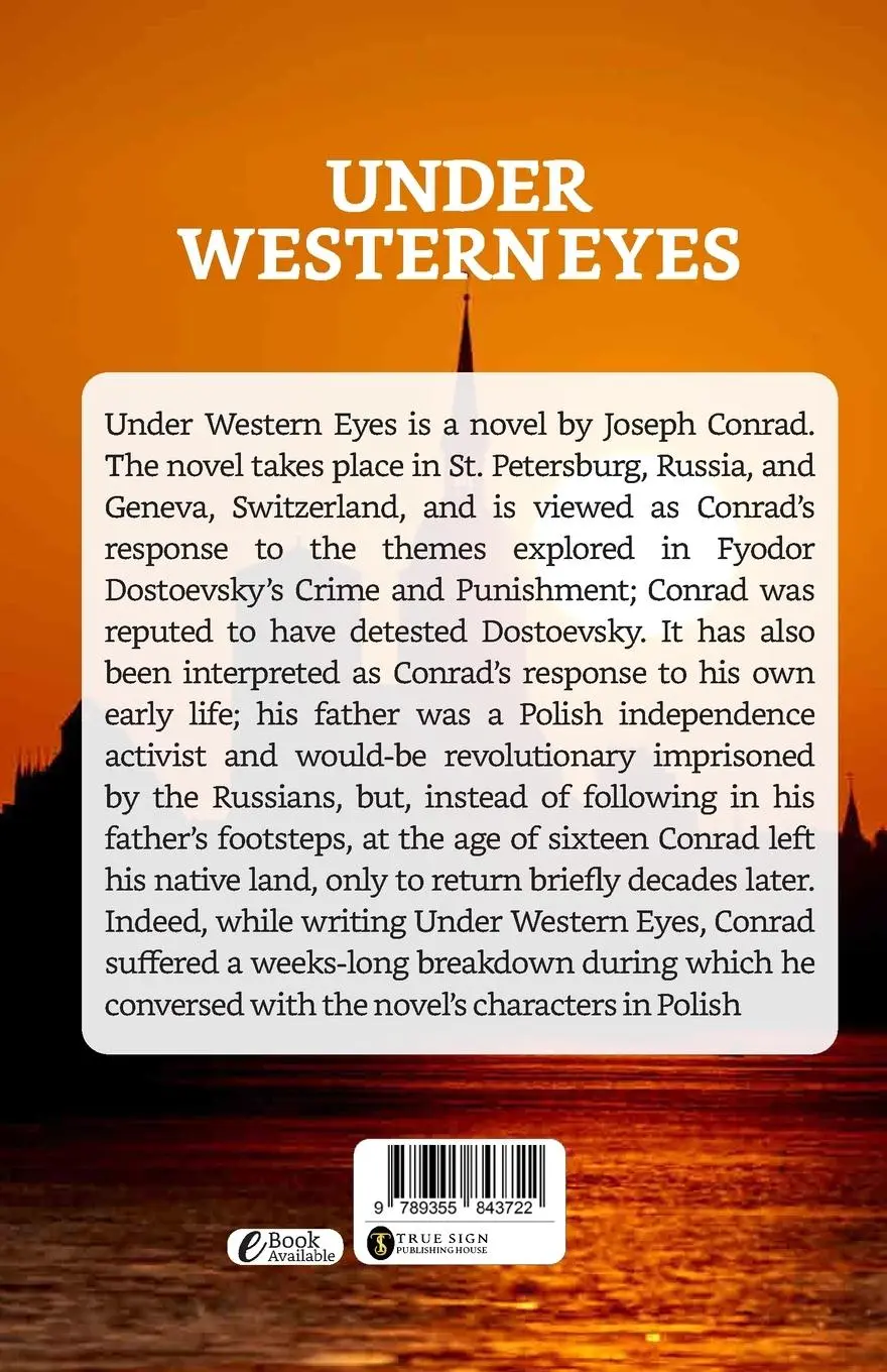 Rückseite: 9789355843722 | Under Western Eyes | Joseph Conrad | Taschenbuch | Englisch | 2023
